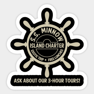 Gilligans Island logo Sticker